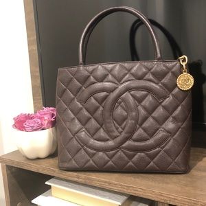 Chanel brown classic bag